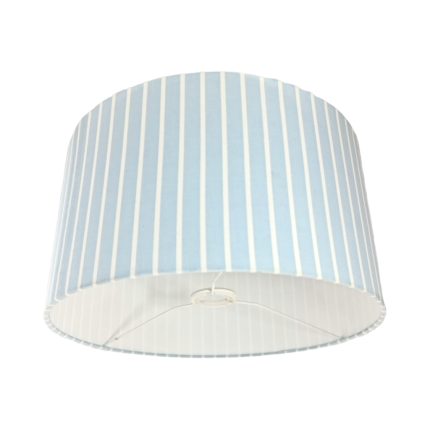 S130 LAMP SHADE SP FABRIC-H BLUE AND WHITE STRIPES
