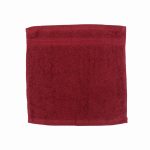 BRISTOL EGYPTION FACE CLOTH-BURGANDY