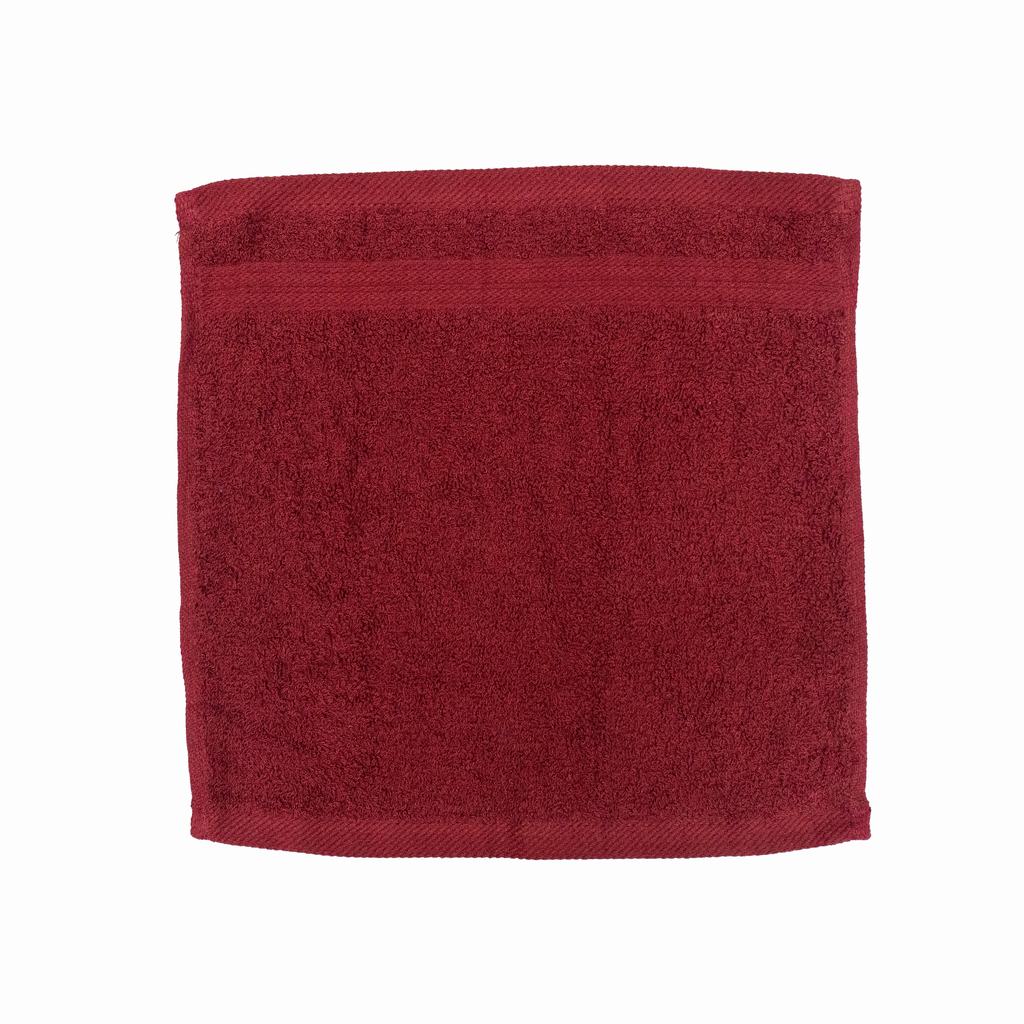 BEFC5FBU231.jpg BRISTOL EGYPTION FACE CLOTH-BURGANDY - Image 1