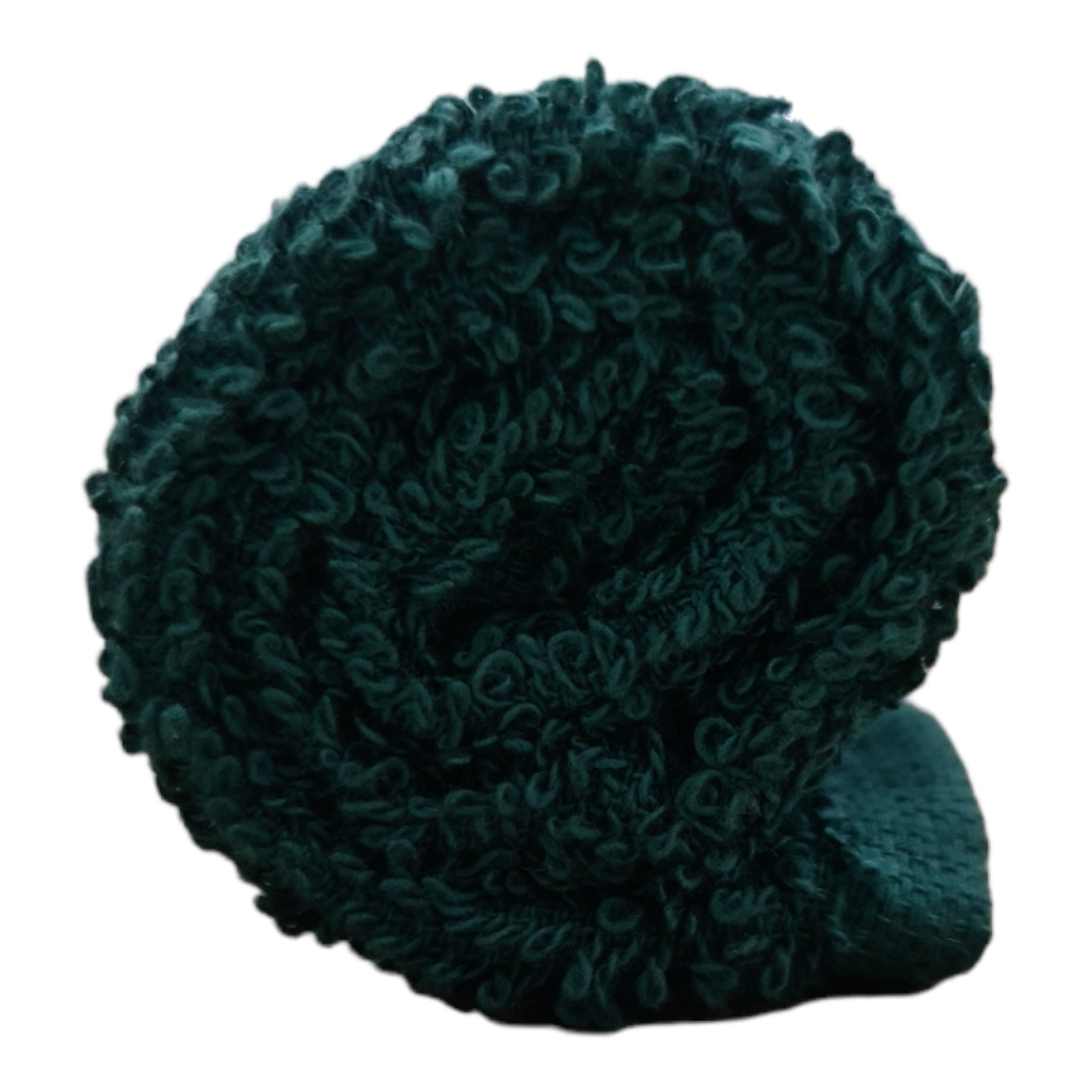 BEFC5FHG232.jpg BRISTOL EGYPTION FACE CLOTH-HUNTER GREEN - Image 2