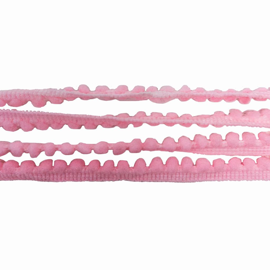 BRPP0875FLP231.jpg POM POM BRAID SMALL -LIGHT PINK - Image 1