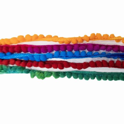 POM POM BRAID SMALL -MULTI COLOUR