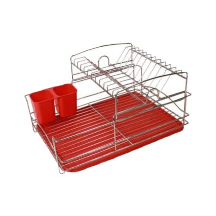 FINE LIVING BALCONY DISHRACK RED