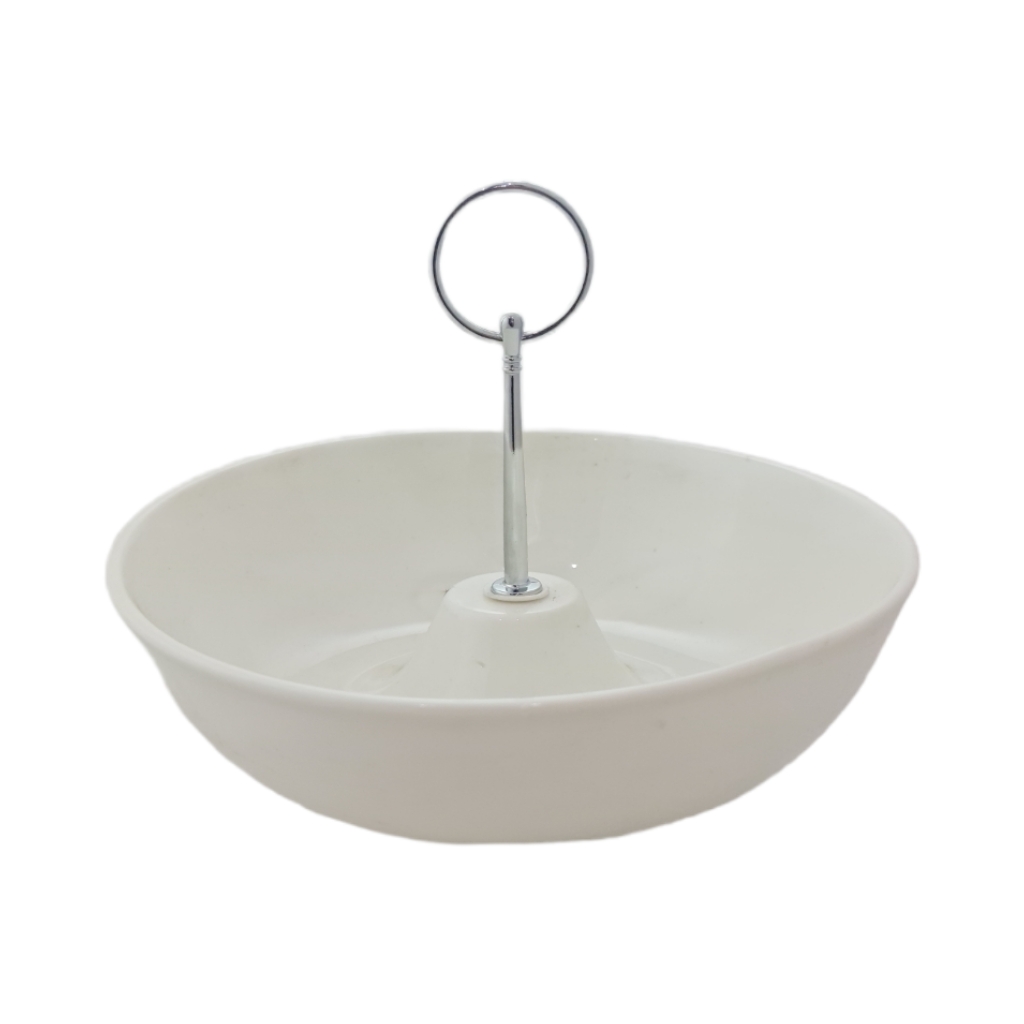 CAT968.jpg WSNACK BOWL WHITE ROUND - Image 1