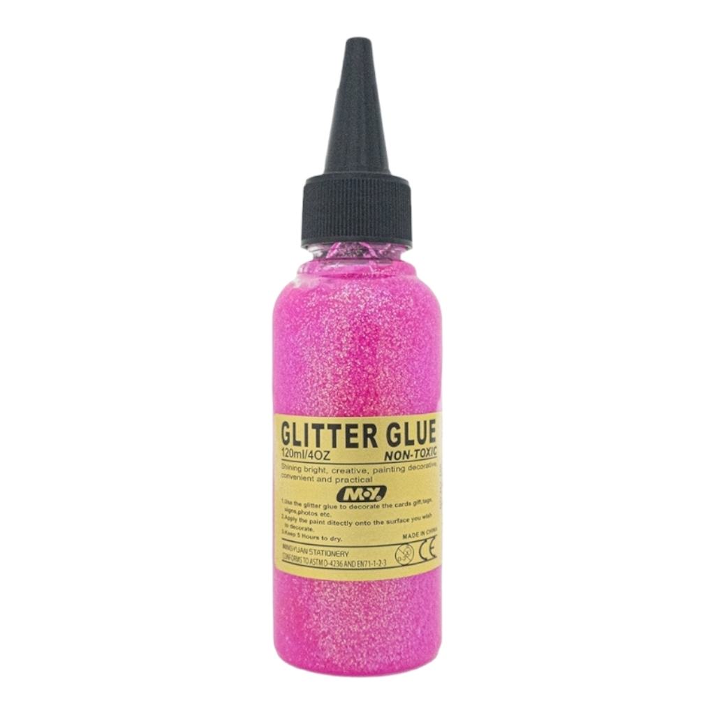 CC2DGGB5FCP231.jpg GLITTER GLUE BIG-CERISE PINK - Image 1
