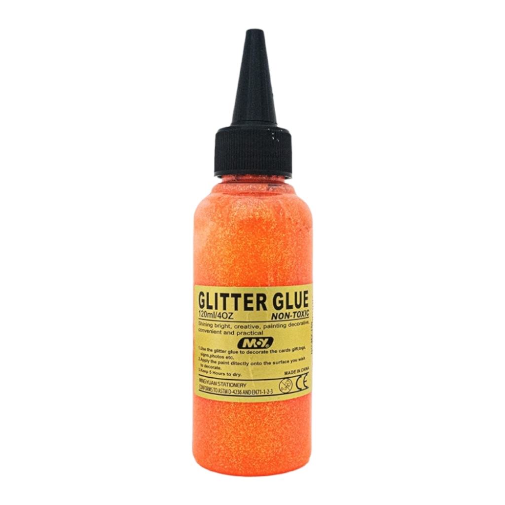 CC2DGGB5FO231.jpg GLITTER GLUE BIG-ORANGE - Image 1