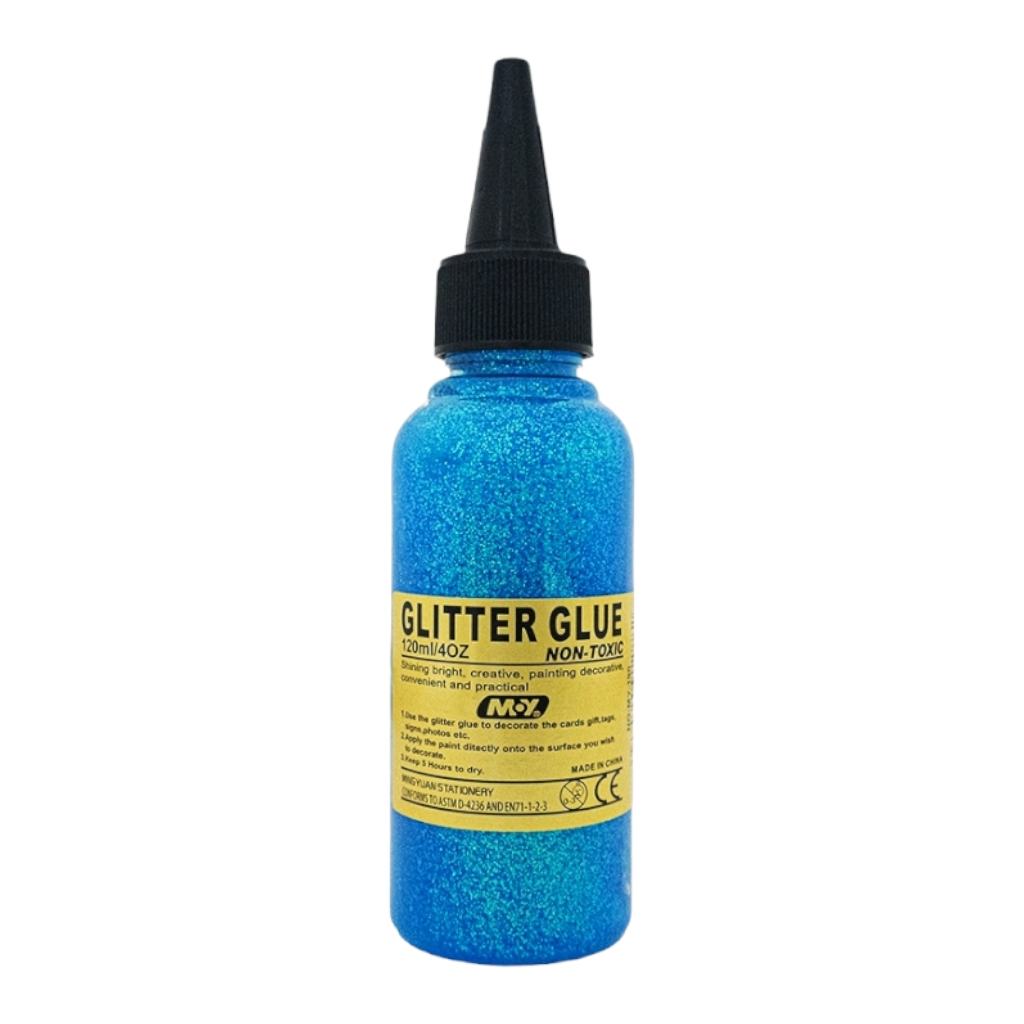 CC2DGGB5FTB231.jpg GLITTER GLUE BIG-TURQUISE BLUE - Image 1