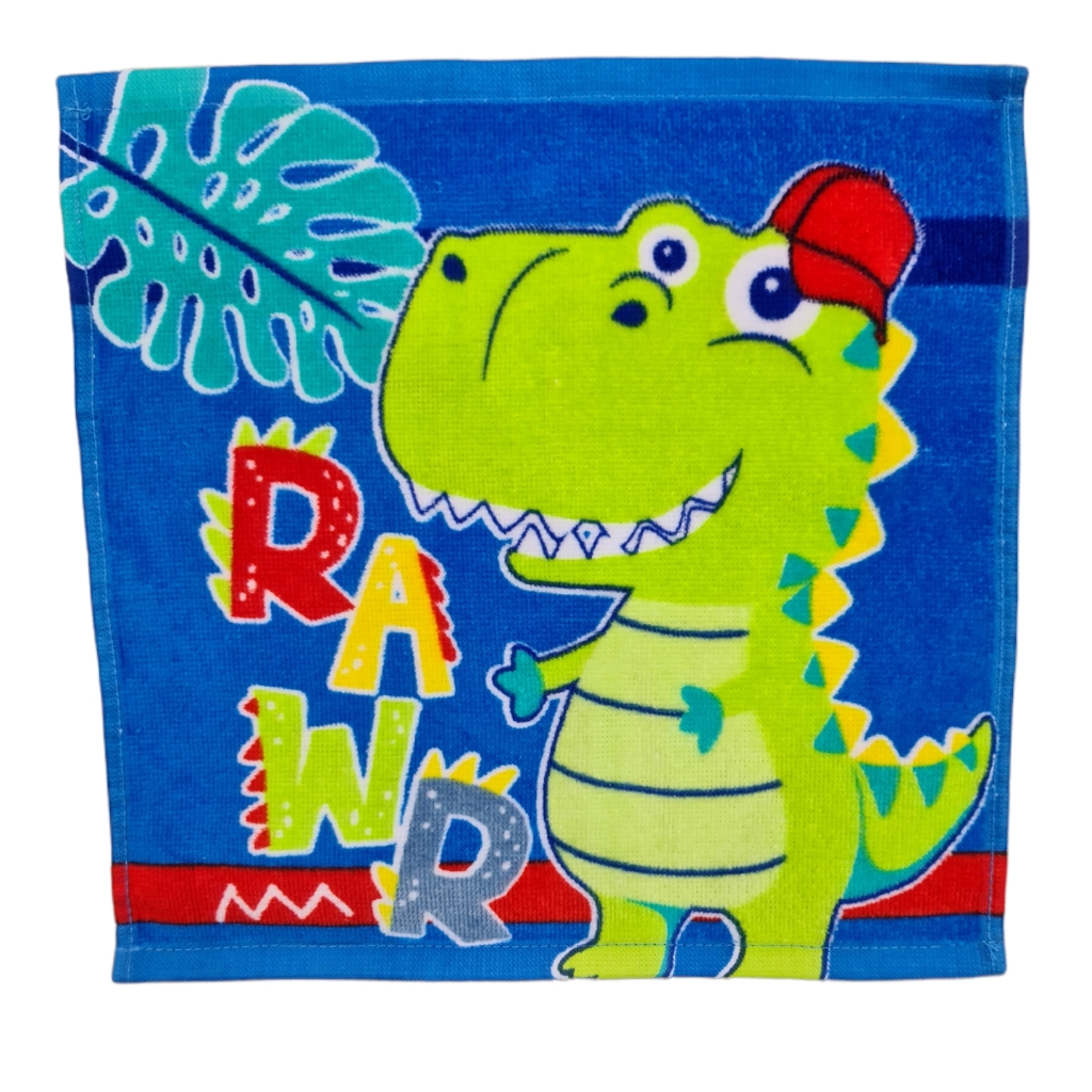 CFC5FDINO.jpg CHARACTER FACE CLOTH-DINO-MITE - Image 1