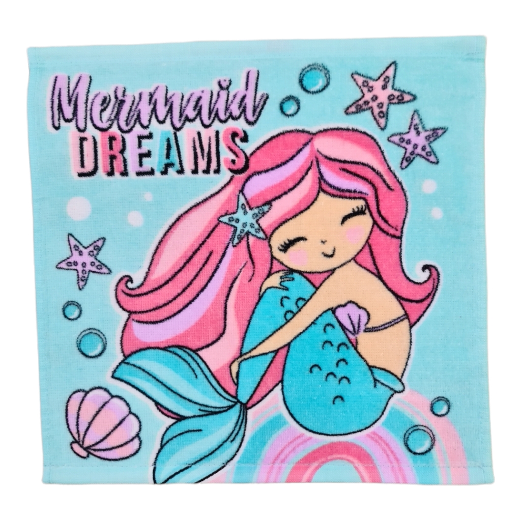 CFC5FMER.jpg CHARACTER FACE CLOTH-MERMAID - Image 1