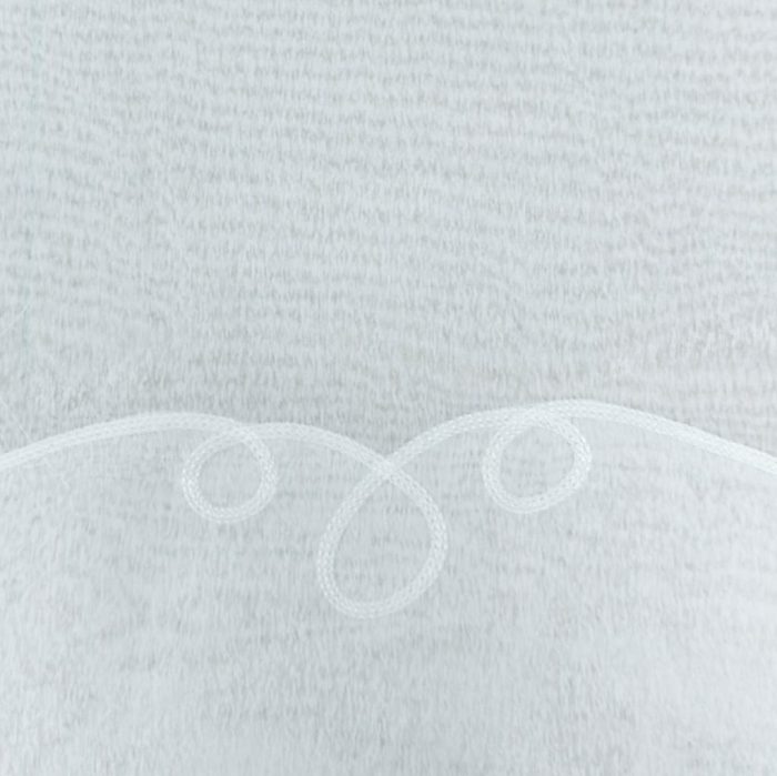 270CM CORNELY FROSTED VOILE CURTAIN - WHITE - Image 1