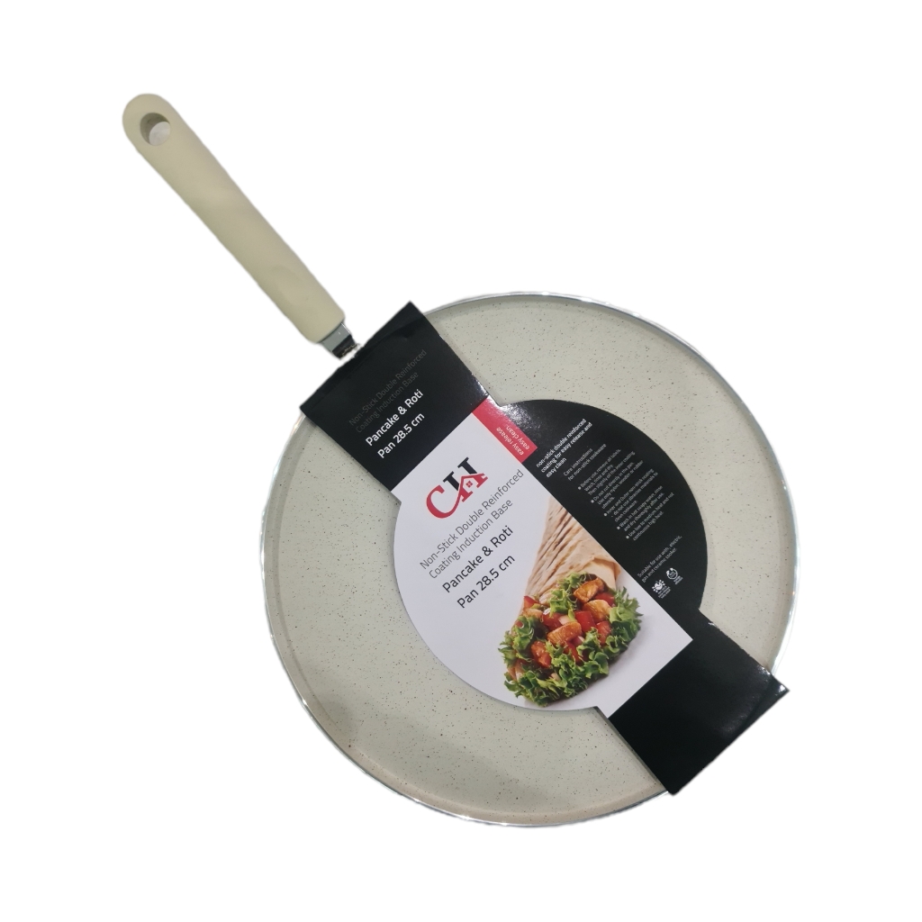 CH2D706.jpg FLAT TAWA 28.5CM CREAM - Image 1