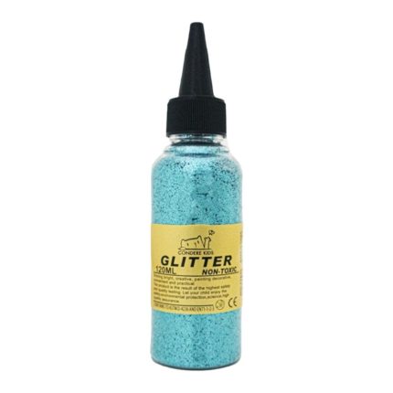 GLITTER TUBES TURQUISE BLUE