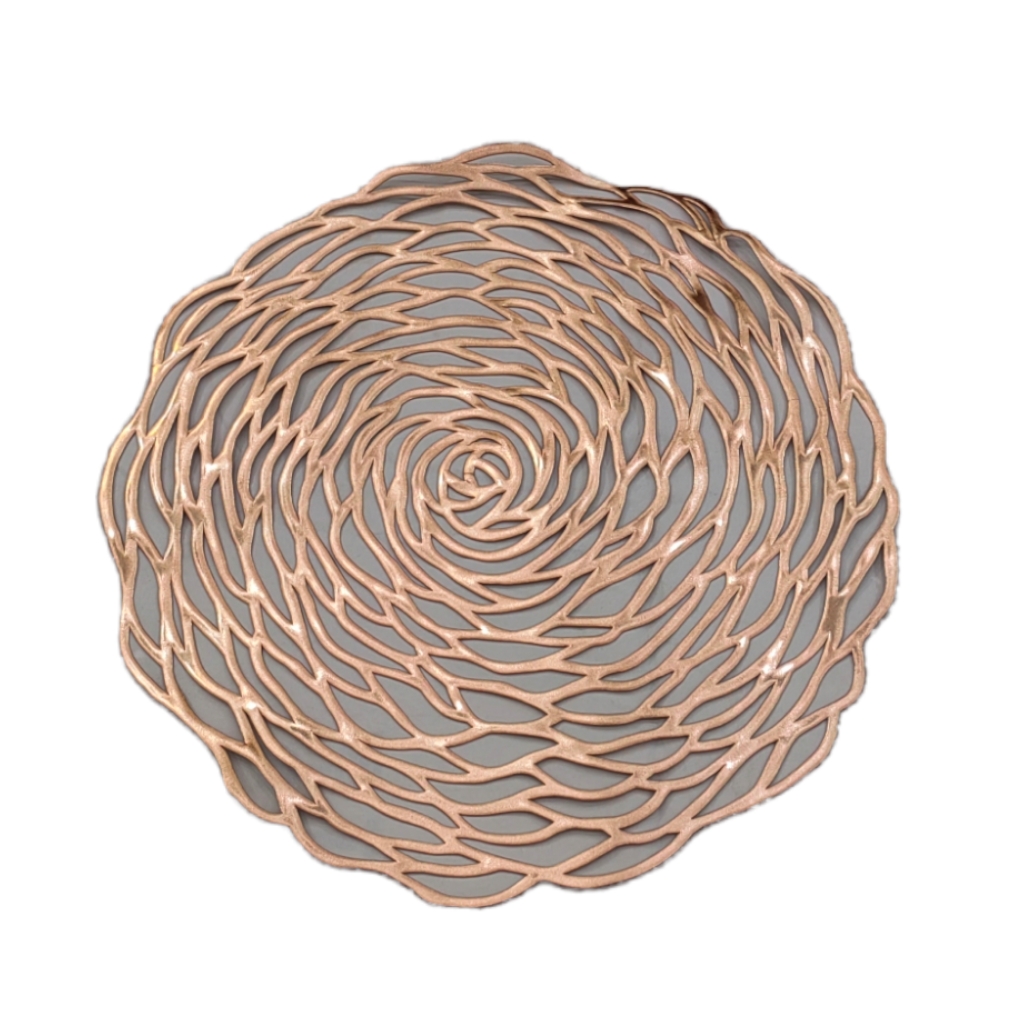 CM2DRPM5F3.jpg ROUND PLACE MAT RAINBOW - Image 1