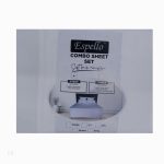 MICROFIBRE 90GSM COMBO QN 3PC -WHITE