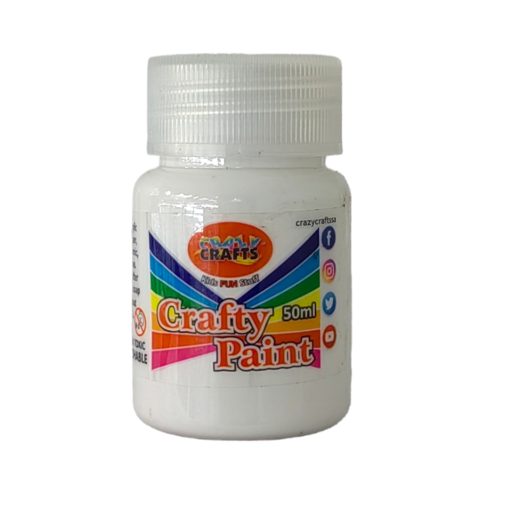 CP505FAW.jpg CRAZY PAINT 50ML-ARTIC WHITE - Image 1