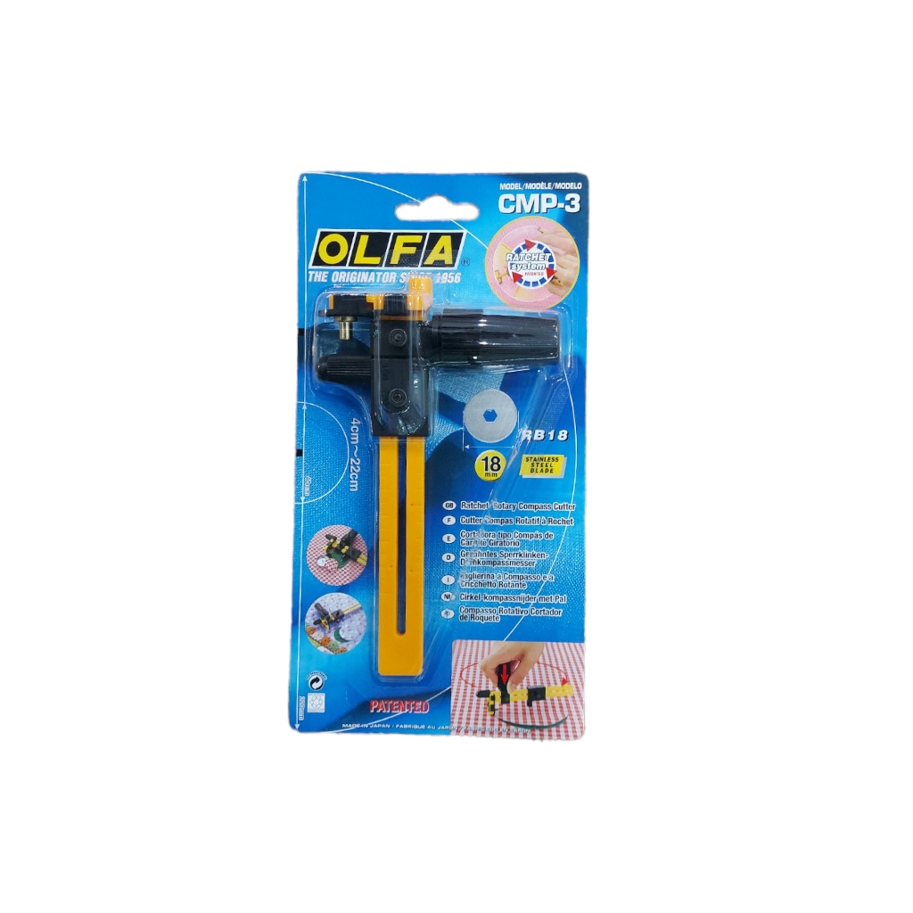 CTR5FCMP3.jpg OLFA COMPASS CUTTER WITH 18MM ROTAR - Image 1