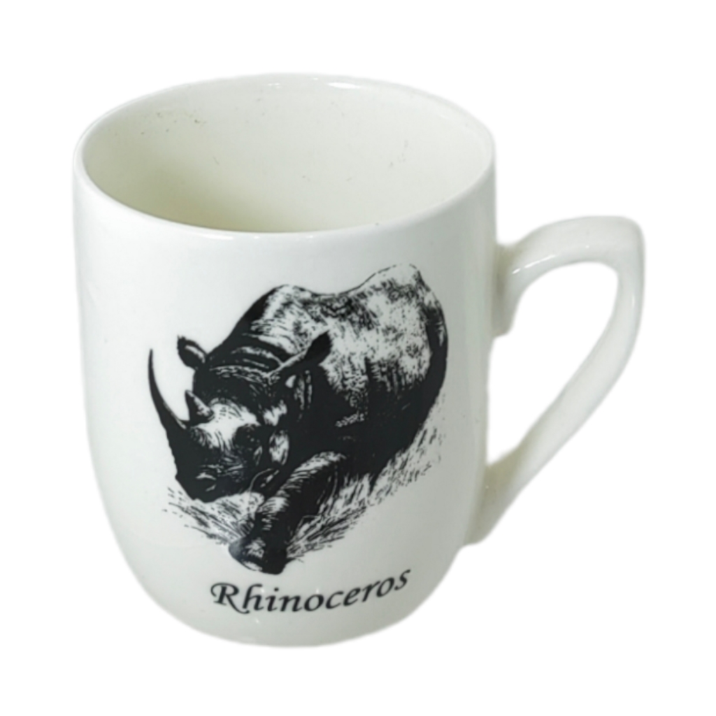 CU1095F3.jpg COFFEE MUG BIG FIVE-RHINO - Image 1