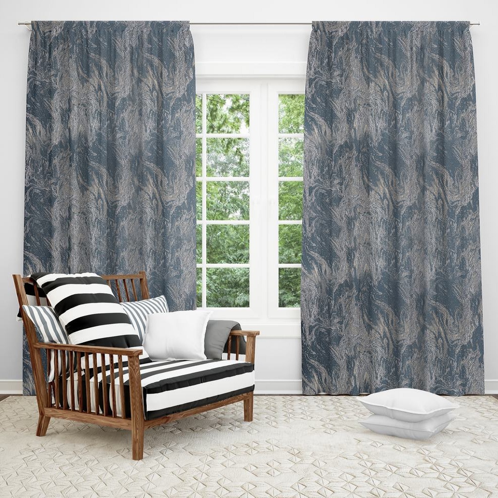 DC12D2685FPACIFIC20BLUE232.jpg OCEAN WAVE CURTAIN - Image 2
