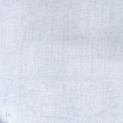 MARBLE LEAF SHEER EYELET 500X220CM - SILVER