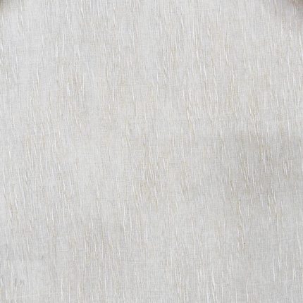TEXTURED STRIPE SHEER EYELET 500X220CM - CREAM