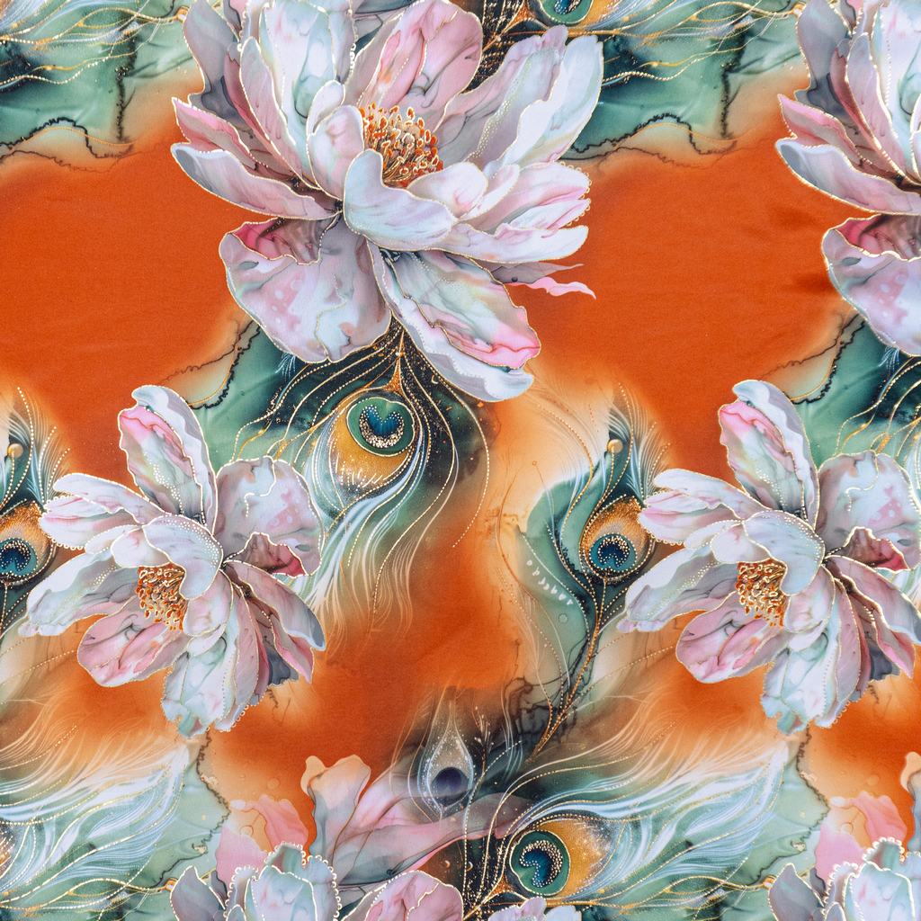 DFDS5F12231.jpg 150CM DIGITAL FOIL DUTCHESS SATIN - Image 1