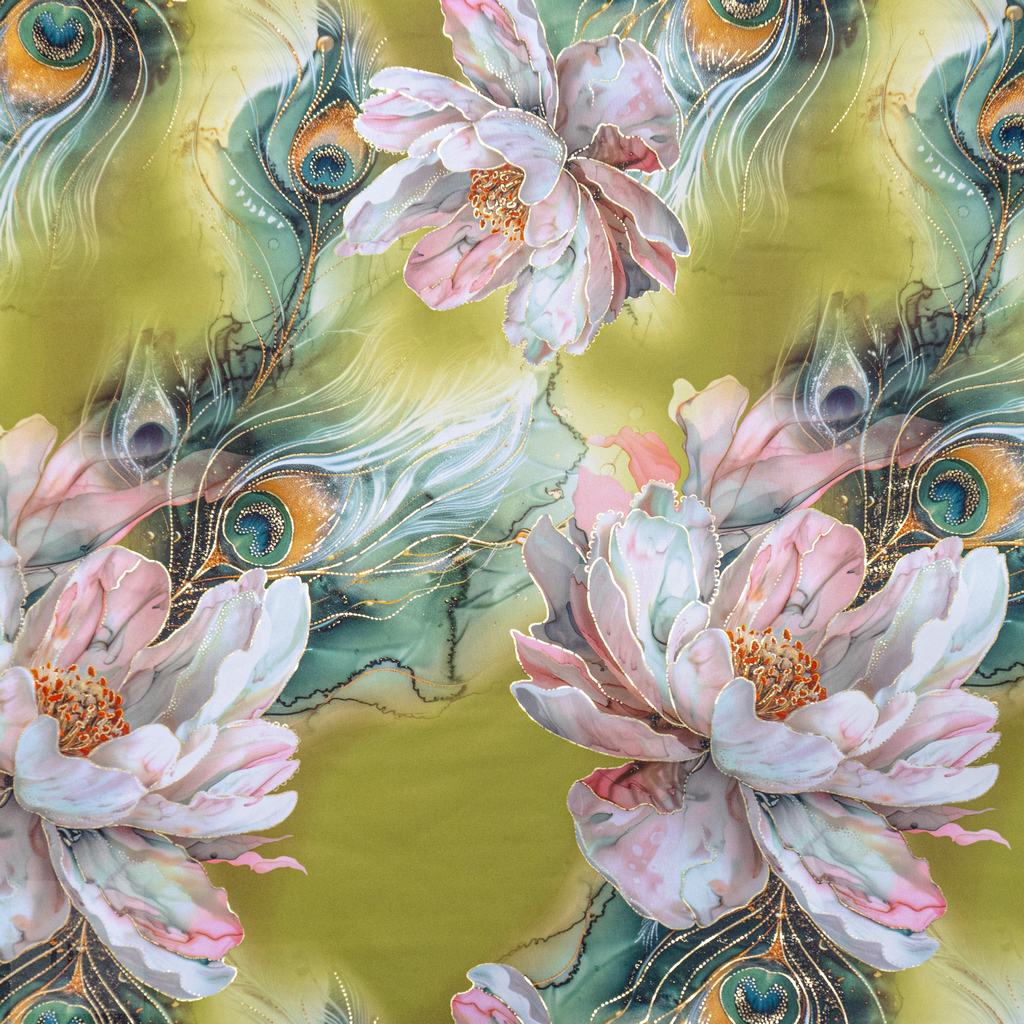 DFDS5F13231.jpg 150CM DIGITAL FOIL DUTCHESS SATIN - Image 1