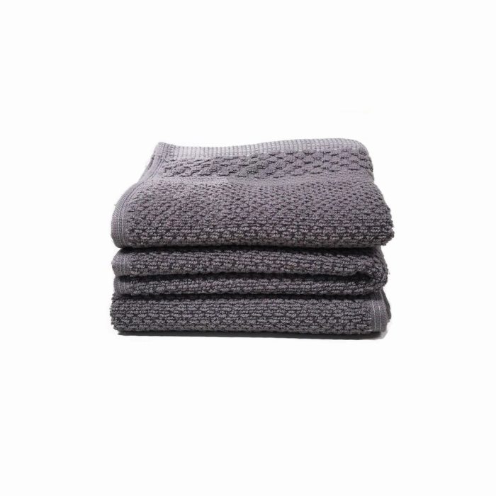 500GR100 CTN DIPLOMAT GUEST TOWEL GREY - Image 1