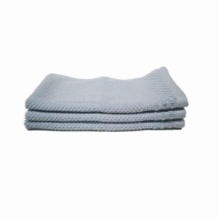 500GR100 CTN DIPLOMAT GUEST TOWEL SPA BLUE - Image 1