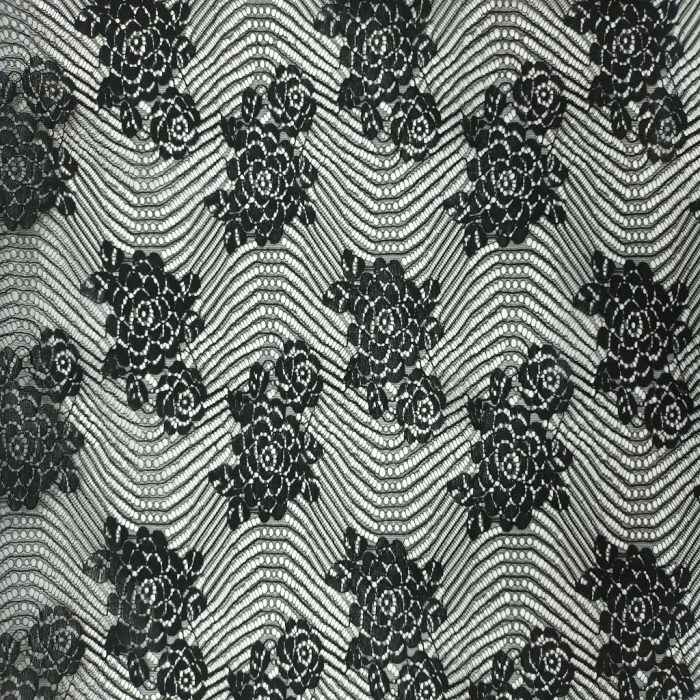 CORD LACE DESIGN 1 - BLACK - Image 1