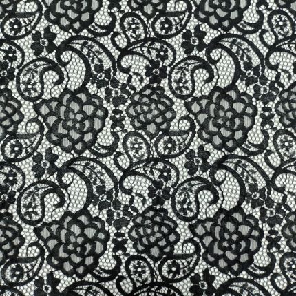 CORD LACE DESIGN 2 - BLACK