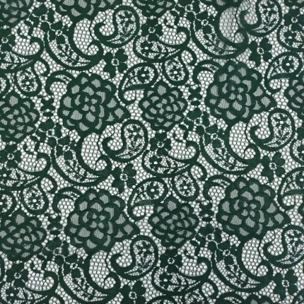 CORD LACE DESIGN 2 - BOTTLE GREEN