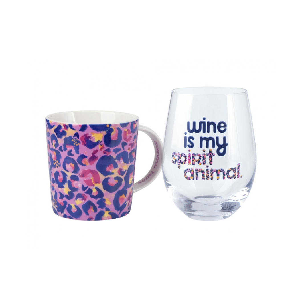 DX1228231.jpg MW KR WH MUG AND GLS LEOP LILAC GB - Image 1