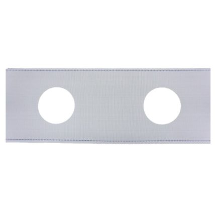 53MM TAPE EYELET RING LARGE WHITE