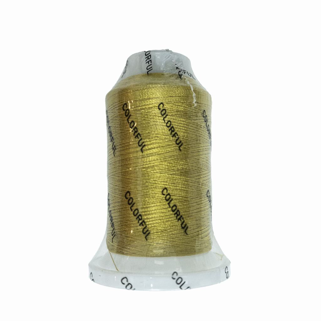 ETC5F1018231.jpg EMBROIDERY THREAD 1000M - GOLD - Image 1