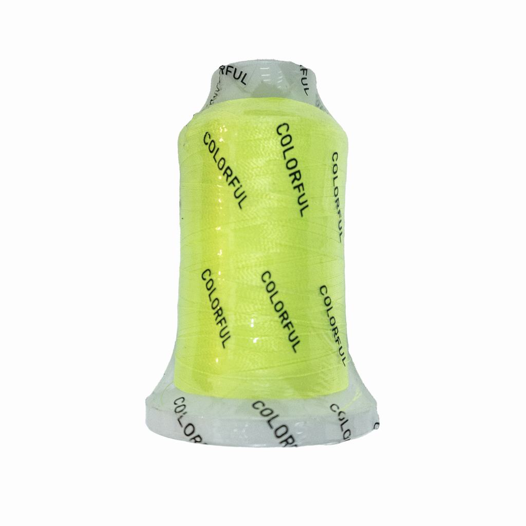 ETC5F1970231.jpg EMBROIDERY THREAD 1000M - NEON LIME - Image 1
