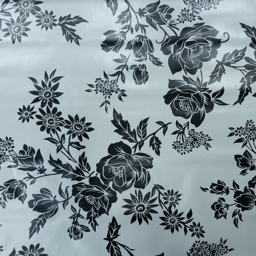 FBT5F227231.jpg FANTASTIK PVC TABLE COVER (137CM)samia noir 6a10 - Image 1