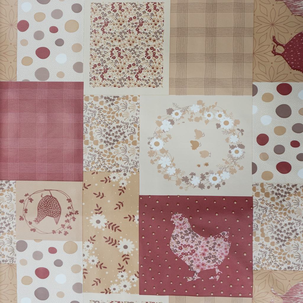FBT5F234231.jpg FANTASTIK PVC TABLE COVER (137CM)socoq beige dt32 - Image 1