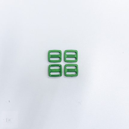 PLASTIC FASTNERS STRAP ADJUSTER E-GREEN