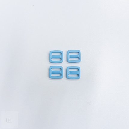 PLASTIC FASTNERS STRAP ADJUSTER LIGHT BLUE