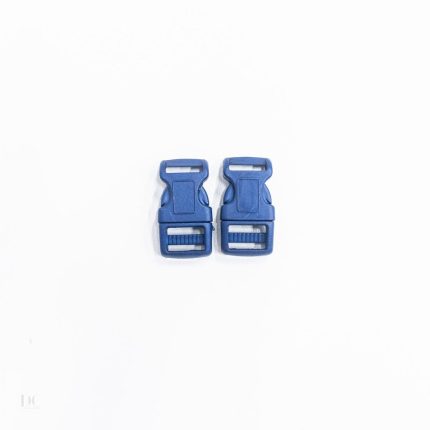 PLASTIC FASTNERS SIDE RELEASE 15MM NAVY