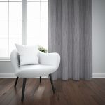 MODERN TEXTURE TAPED CURTAIN - TAUPE - Image 2