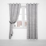 OXFORD LINED EYELET CURTAIN - MOCHA - Image 2
