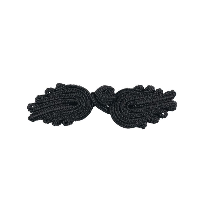 FROG CHINESE BUTTON-BLACK - Image 1