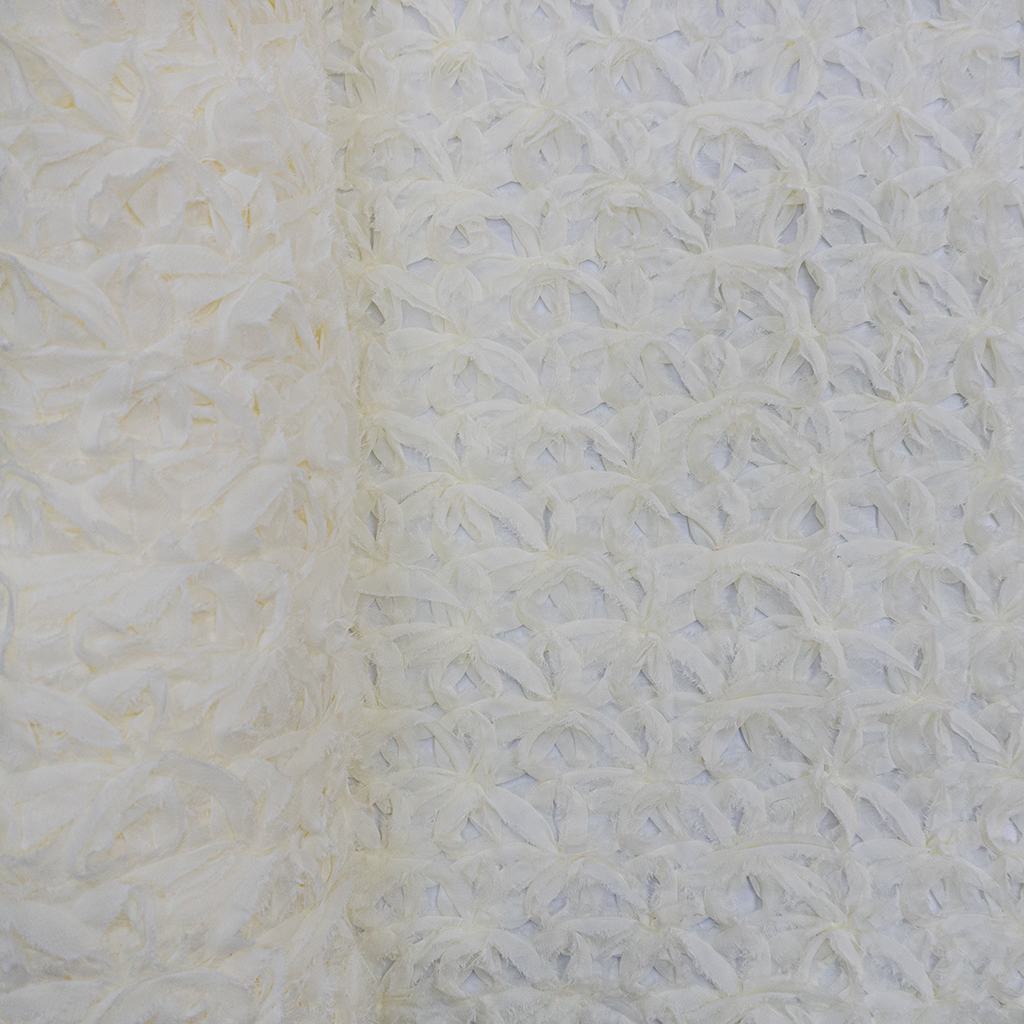 FT2D25FCREAM231.jpg 150CM RUFFLED LACE (CREAM) - Image 1