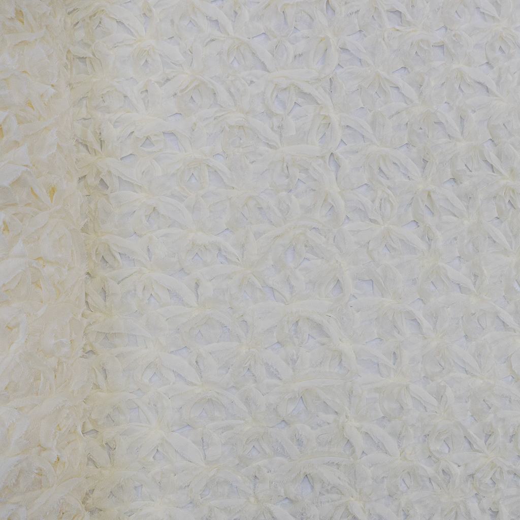 FT2D25FCREAM232.jpg 150CM RUFFLED LACE (CREAM) - Image 2