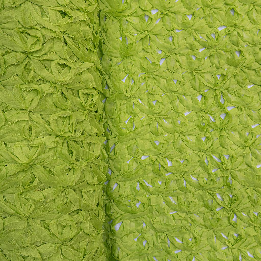 FT2D25FLIME231.jpg 150CM RUFFLED LACE (LIME) - Image 1