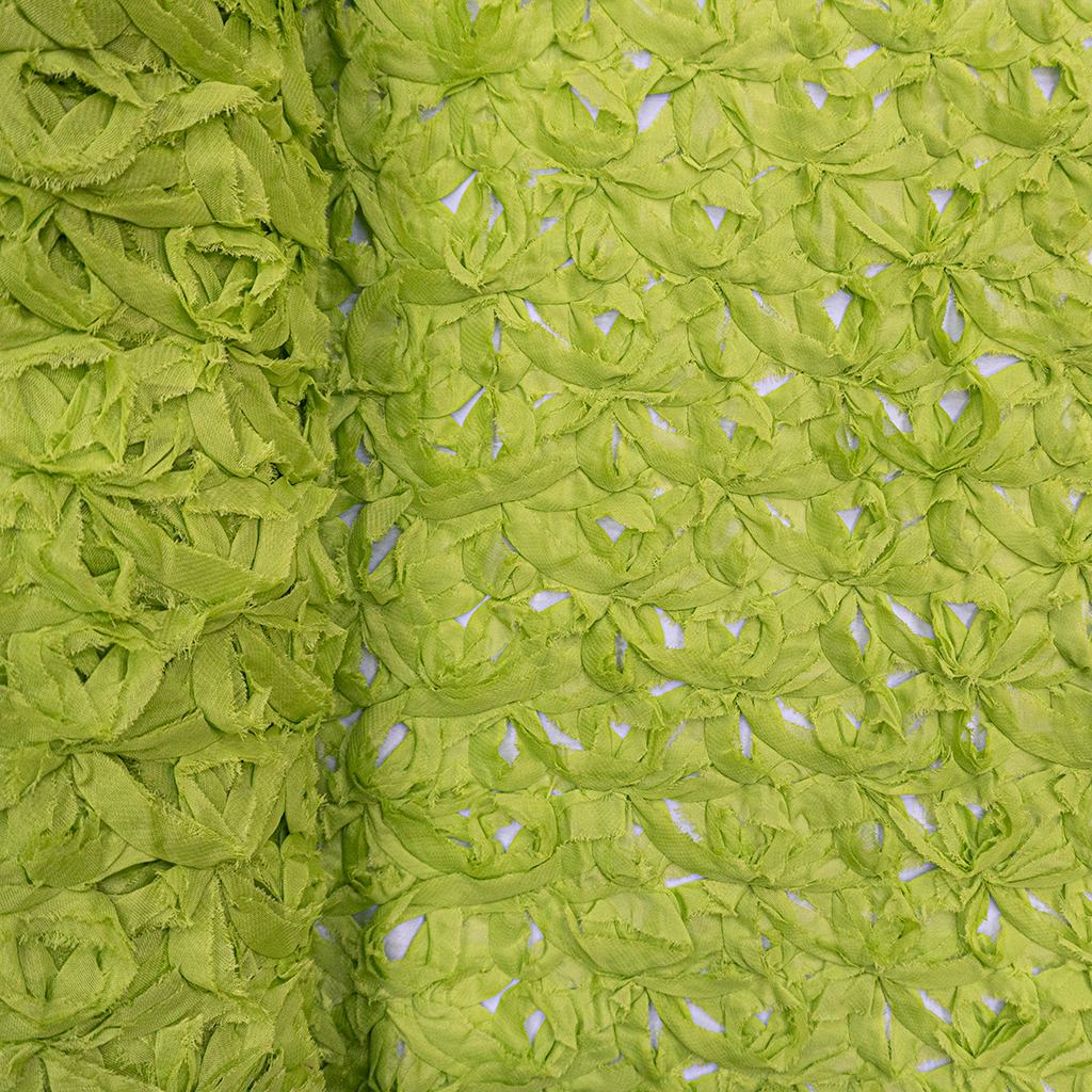 FT2D25FLIME232.jpg 150CM RUFFLED LACE (LIME) - Image 2