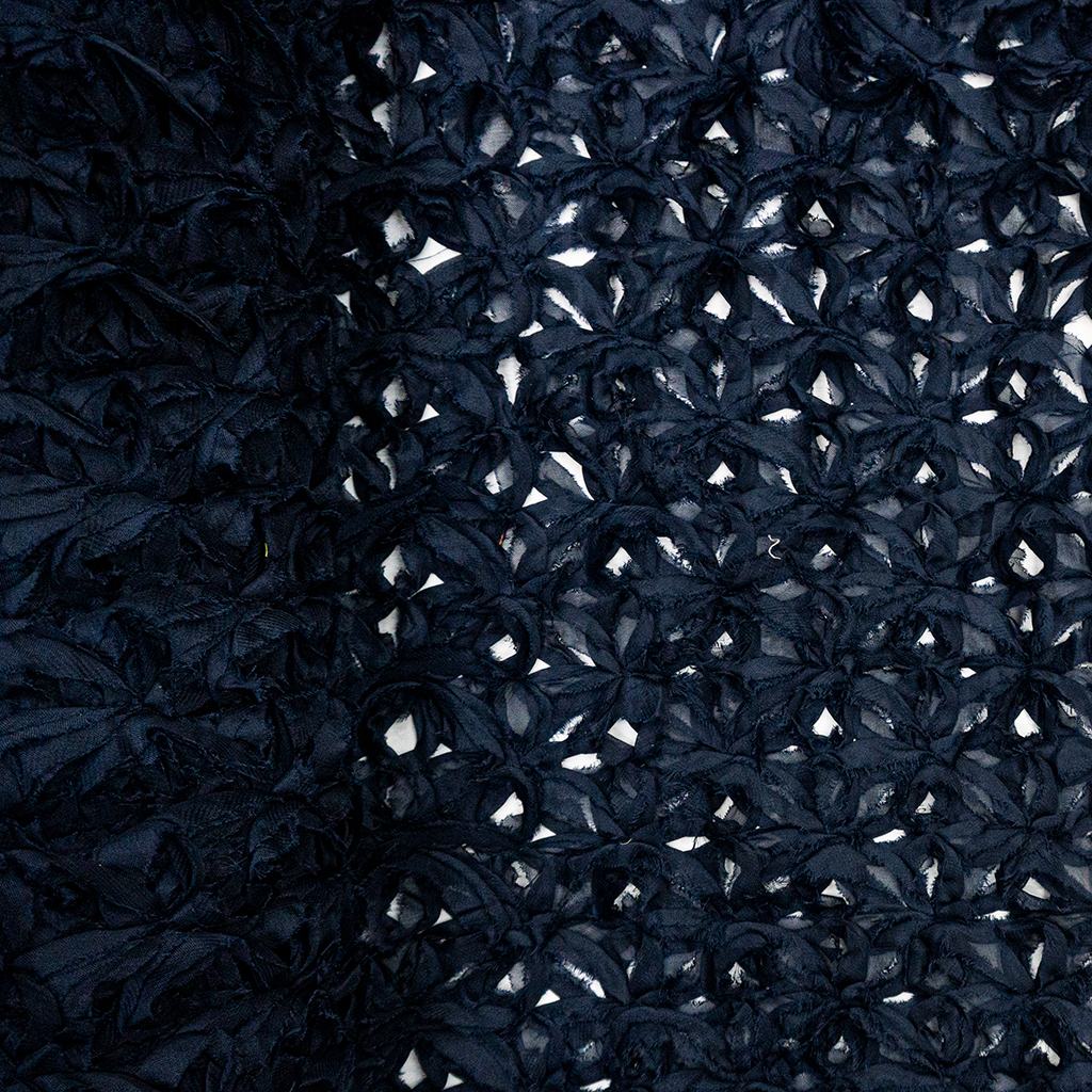 FT2D25FNAVY232.jpg 150CM RUFFLED LACE (NAVY) - Image 2