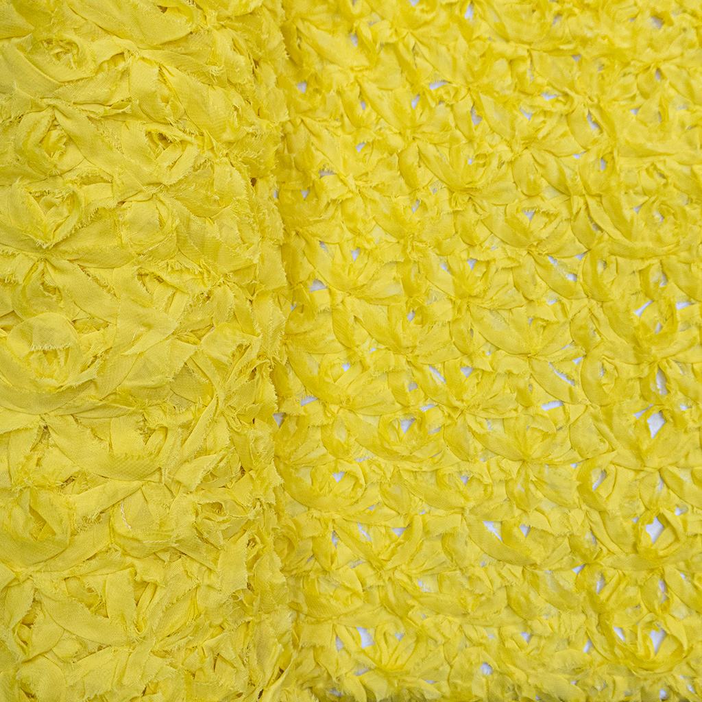 FT2D25FYELLOW231.jpg 150CM RUFFLED LACE (YELLOW) - Image 1
