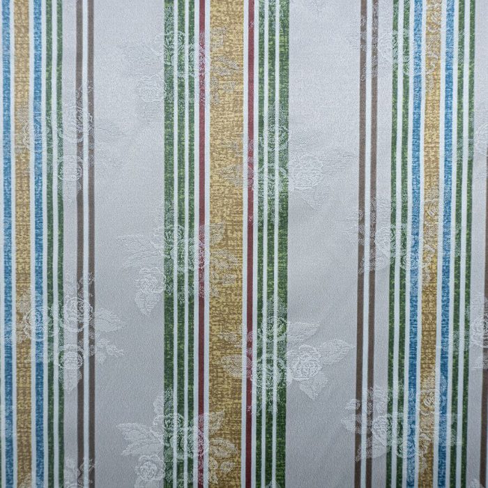 140CM GOLD STRIPE JAQUARD FABRIC - Image 1